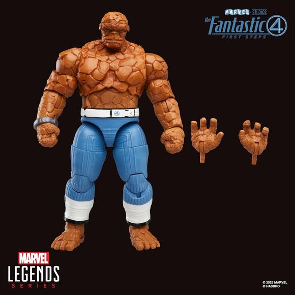 Marvel Legends Series The Fantastic 4-First Steps: The Thing 6" Action Figure - Picture 5 of 7